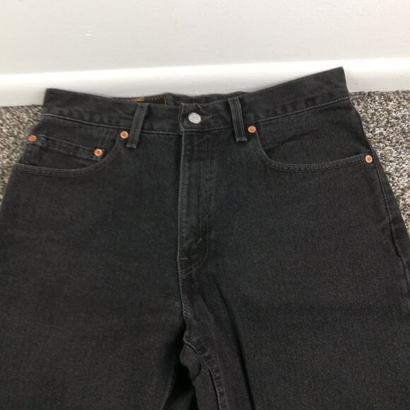 Vintage 2001 Levi’s Jeans 505 Straight Leg Black 32x30 USA Made Y2K - Picture 2 of 10